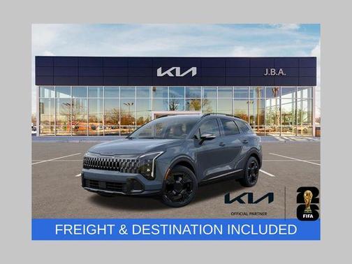 Heritage Blue 2026 Kia Sportage Hybrid X-Line