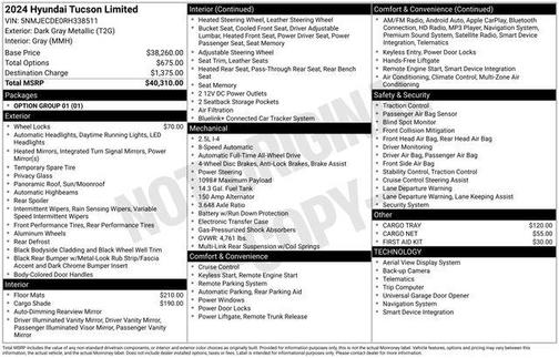 2024 Hyundai TUCSON Limited