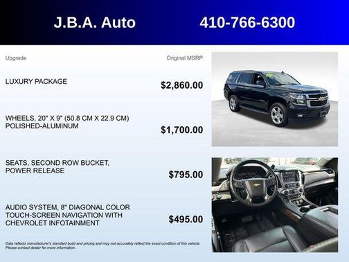 Black 2019 Chevrolet Tahoe LT