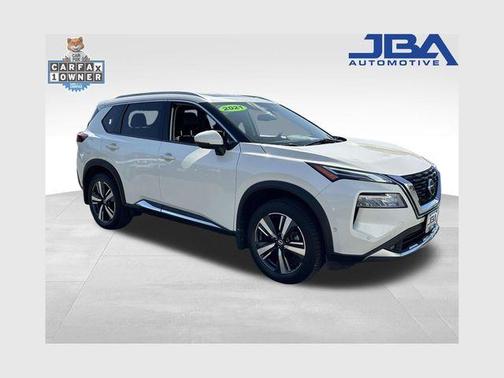 White 2021 Nissan Rogue Platinum