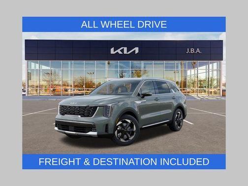 Green 2026 Kia Sorento Hybrid EX SUV