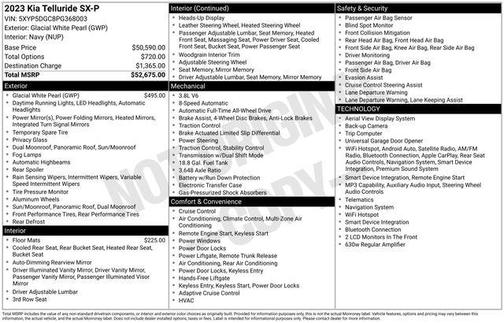 2023 Kia Telluride SX-Prestige
