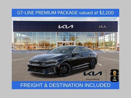 Aurora Black 2026 Kia K5 GT-Line