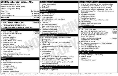 2023 Buick Envision Essence
