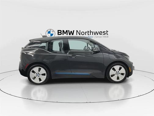 Arravani Gray w/ BMW i Frozen Blue Accent 2014 BMW i3 Base w/Range Extender