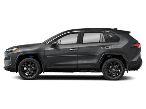 Magnetic Gray Metallic/Midnight Black Metallic 2024 Toyota RAV4 Hybrid SE