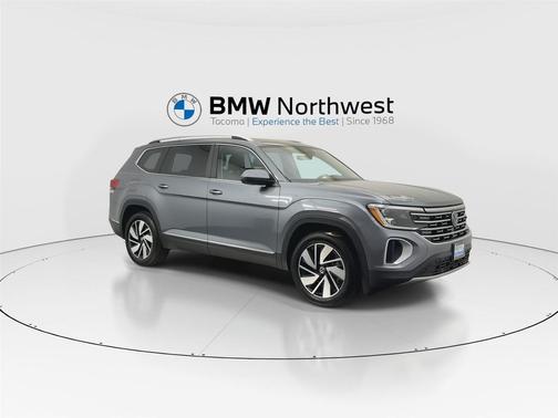 Platinum Gray Metallic 2024 Volkswagen Atlas 2.0T SEL