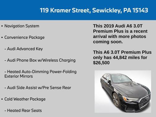 2019 Audi A6 55 Premium Plus