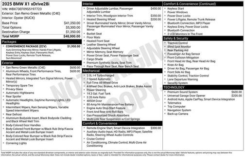 2025 BMW X1 xDrive28i