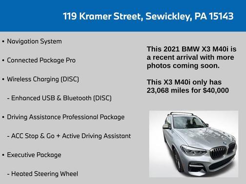 2021 BMW X3 M40i