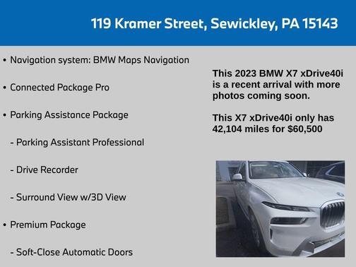 2023 BMW X7 xDrive40i