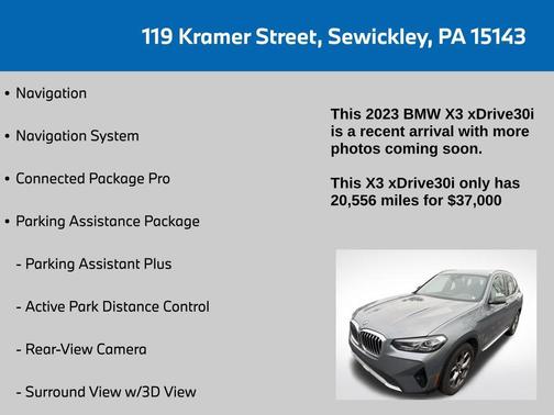 2023 BMW X3 xDrive30i