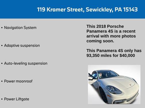 2018 Porsche Panamera 4S Sport Turismo