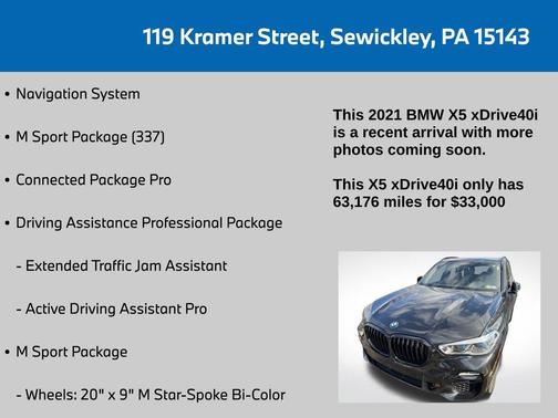 2021 BMW X5 xDrive40i