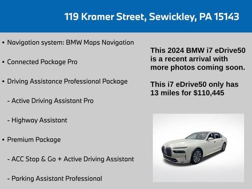 2024 BMW i7 eDrive50