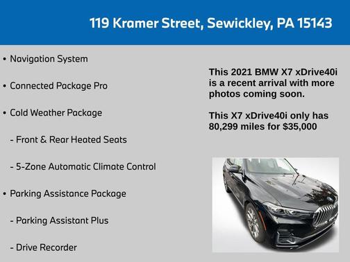2021 BMW X7 xDrive40i