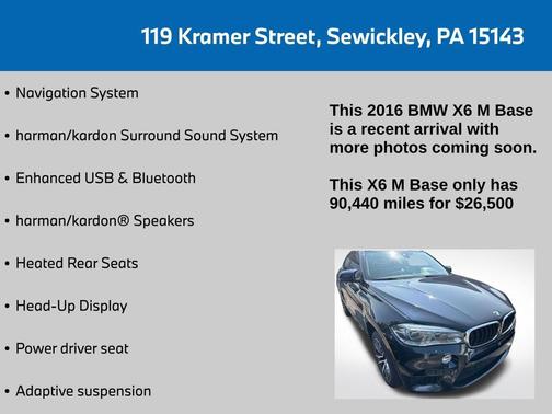 2016 BMW X6 M Base