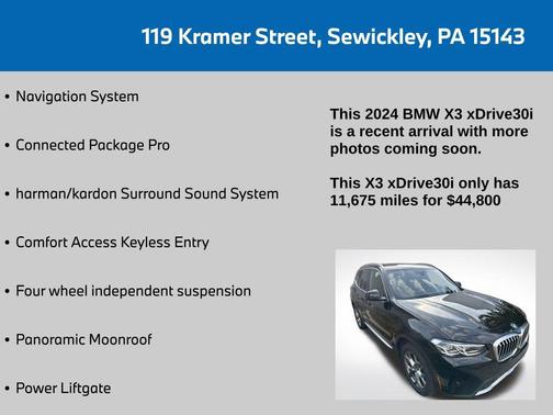2024 BMW X3 xDrive30i