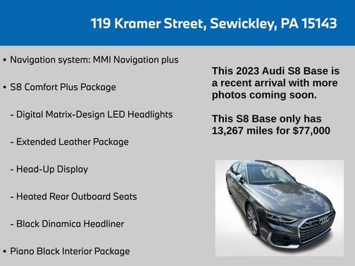2023 Audi S8 4.0T