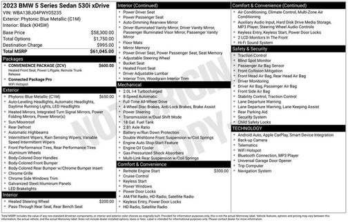 2023 BMW 530 i xDrive