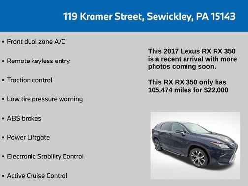 2017 Lexus RX 350 Base
