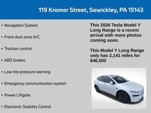 2026 Tesla Model Y Long Range Launch Series