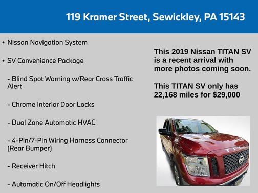 2019 Nissan Titan SV