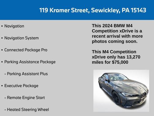 2024 BMW M4 Competition xDrive