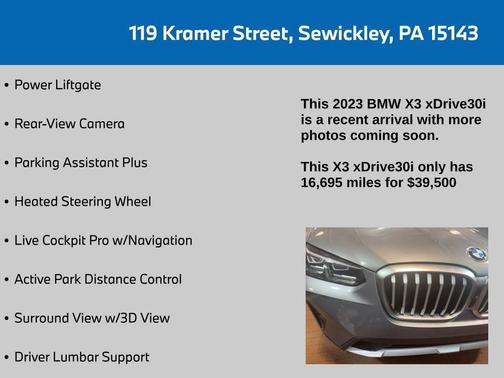 2023 BMW X3 xDrive30i