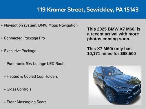 2025 BMW X7 M60i