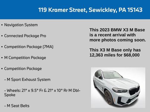 2023 BMW X3 M AWD