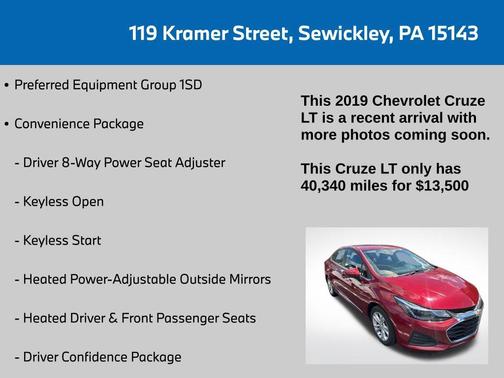 2019 Chevrolet Cruze LT