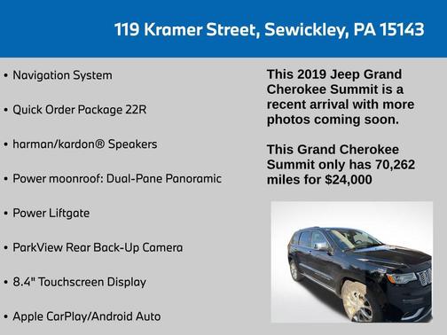 2019 Jeep Grand Cherokee Summit