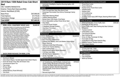 2019 RAM 1500 Rebel