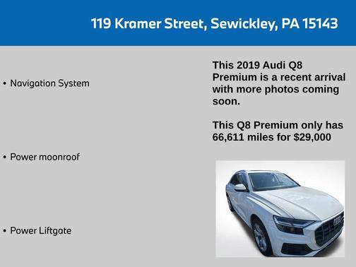 2019 Audi Q8 3.0T Premium