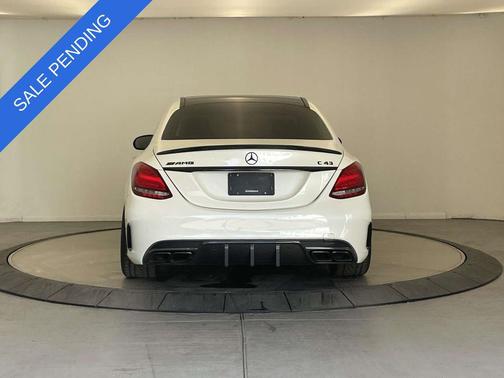 White 2018 Mercedes-Benz AMG C 43 4MATIC