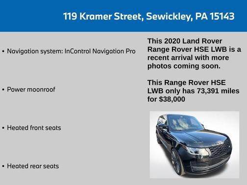 2020 Land Rover Range Rover Supercharged