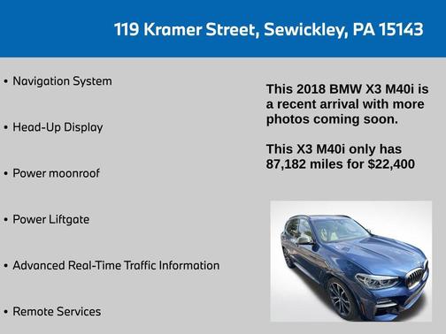 2018 BMW X3 M40i