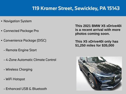 2021 BMW X5 xDrive40i