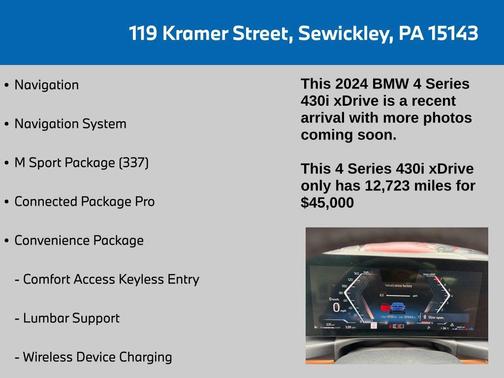 2024 BMW 430 i xDrive