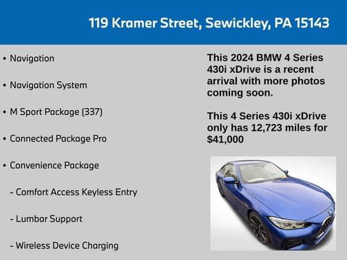 2024 BMW 430 i xDrive