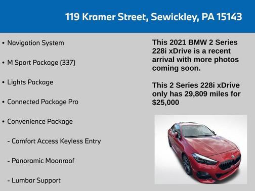 2021 BMW 228 Gran Coupe xDrive