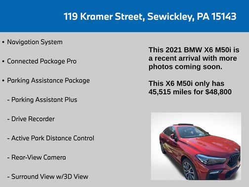 2021 BMW X6 M50i