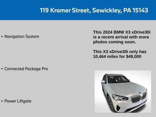 2024 BMW X3 xDrive30i