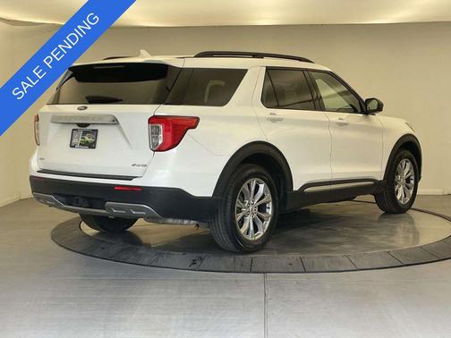 Star White Metallic Tri-Coat 2023 Ford Explorer XLT
