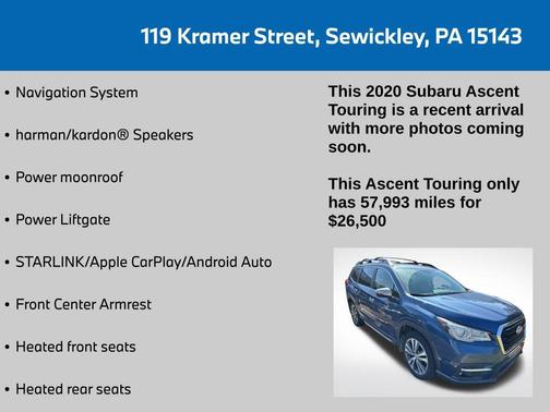 2020 Subaru Ascent Touring 7-Passenger