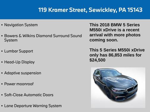 2018 BMW M550 i Xdrive
