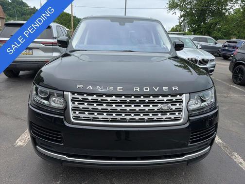 Black 2016 Land Rover Range Rover 3.0L Turbocharged Diesel HSE Td6