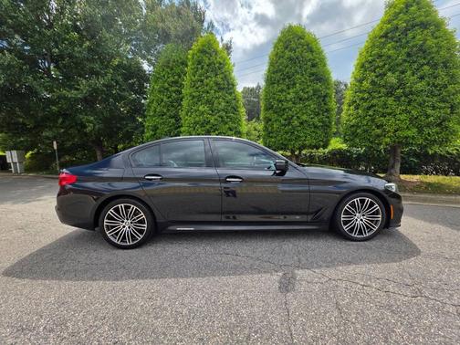 Black 2018 BMW 530 530i 4dr Sedan