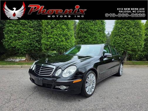 Black 2008 Mercedes-Benz E-Class E 550 4dr Sedan
